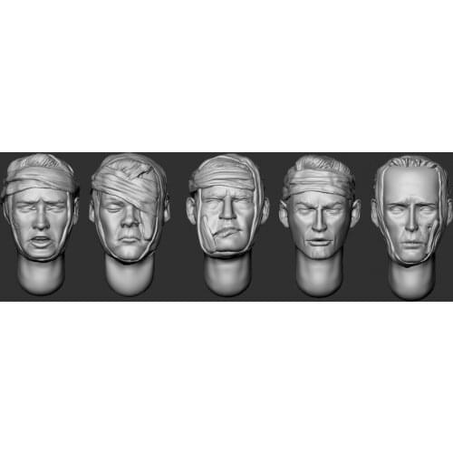 1/35 Resin Figure Model Kit Unassambled Unpainted HEAD 117