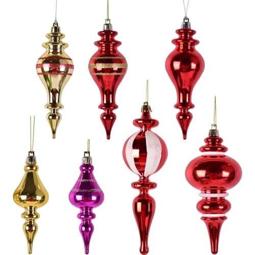 12/15/20cm Christmas decorations color gourd hanging window scene set home decor New pendants in 2021 Home decoration crafts