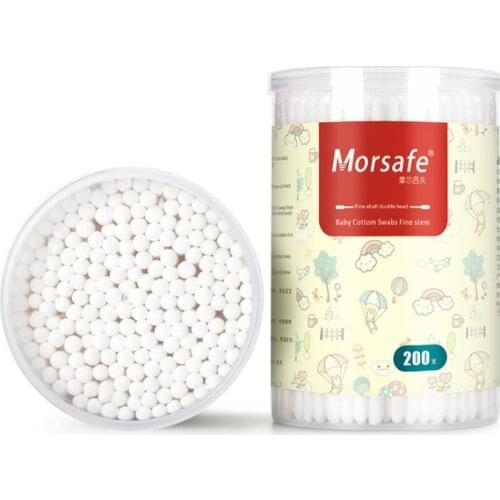 400pcs Double Head Cotton Swab Makeup Bamboo Cotton Buds Eyeshaow Blending Tool For Nose Ears Cleaning Tools baby is special