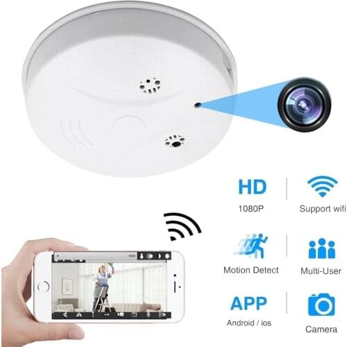 1080P HD Mini WiFi Ceiling Camera Wireless Nanny Camera Home Security Surveillance Camera Motion Detection IP Video Recorder