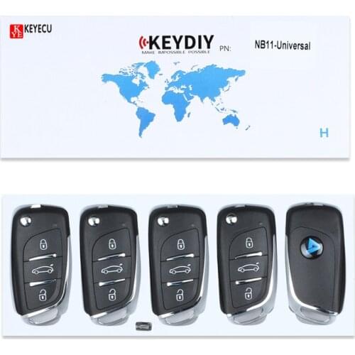 Keyecu5PCS Universal Remote NB-Series for KD900 KD900+ URG200,KEYDIY Remote for NB11 Multi-functional (all functions in one key)