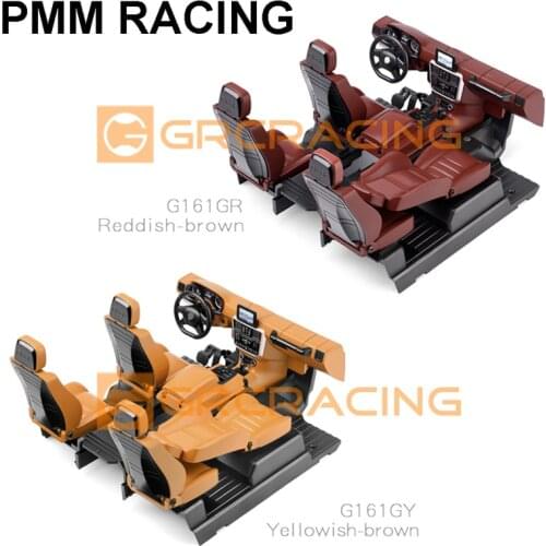 Simulation central control seat modification parts Interior kit For 1/10 RC Crawler Car Traxxas TRX4 G500 TRX6 G63 Upgrade parts