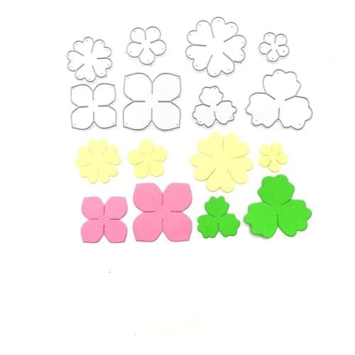 Julyarts Petal Metal Cutting Dies Mold Scrapbooking Dies Metal Scrapbook Paper Craft Knife Mould Blade Punch Stencils Dies