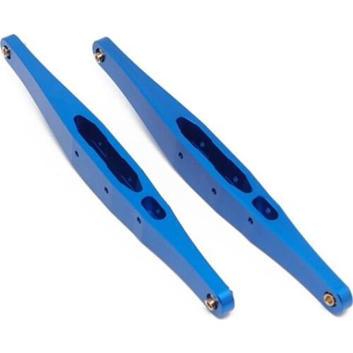 2Pcs Metal Rear Trailing Arm Suspension Link Rod for Losi Baja Rey 2.0 V2 Ford Raptor 1/10 4WD RC Car Upgrade Parts