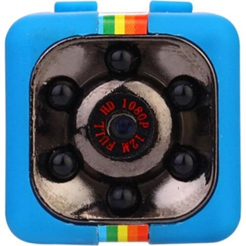 SQ11 Mini HD Camera Wireless 1080P Home Security Night Vision Motion Detection Blue