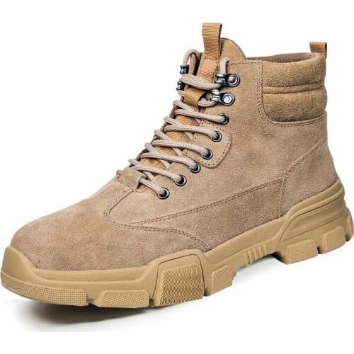 2020 new mens high boots breathable anti-smashing anti-piercing safety work shoes shoes men shoes sneakers boots for men