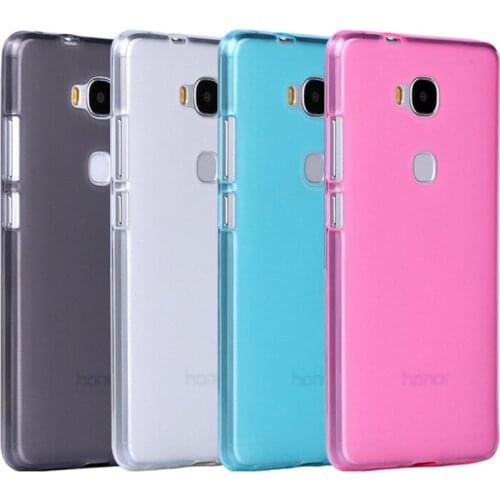 Soft TPU Silicon Case for Huawei Honor 5C Anti Skid Flexible Gel Case Cover For Huawei Honor 5C GT3