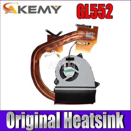 Original Laptop Notebook CPU GPU cooling Radiator Heatsink Fan for Asus FX-PRO GL552V GL552VW GL552VX ZX50V GL552J GL552JX ZX50J