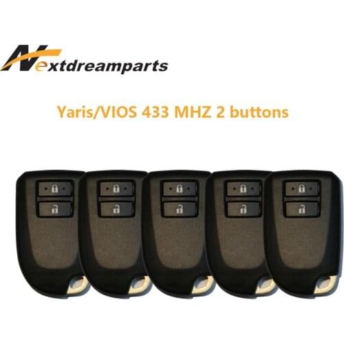 Genuine Car Smart Key for Toyota Yaris VIOS 433mhz 2 Buttons Key BS1EW 89904 0H010