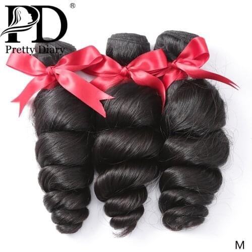 Pretty Diary 30 Inch Brazilian Human Hair Loose Wave Bundles 3 4 Deal Virgin Remy Raw Double Drawn Wholesale Vendors Product