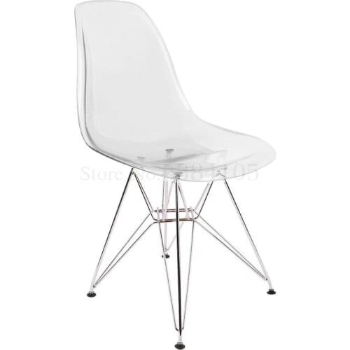 Transparent Chair Creative Dining Chair Cafe Chair Outdoor Leisure Chair Art Chair Designer Chair
