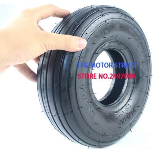 Super 260x85 tire and inner tube 3.00-4 (10"x3", 260*85) Knobby Scooter, ATV and Go Kart Tire and Tube motor tire