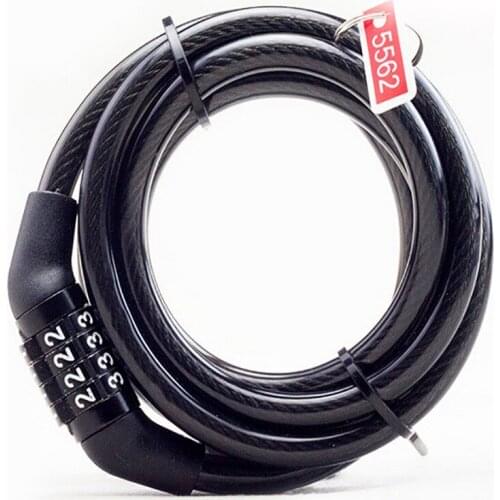 Bicycle Code Lock Crimp Resettable Combination Cable Bicycle Lock Portable Safety Lock Bicycle Bicycle Accessories New Products