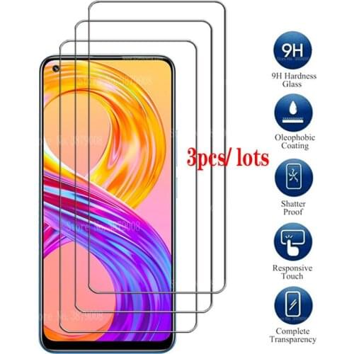 3Pcs Protective Glass For OPPO Realme 8 Pro Smart Phone Tempered Glass Cover Films Screen Protector For Realme 8pro realme8 pro