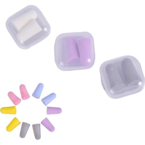 1/2/5pair Soft Foam Ear Plugs Tapered Comfort Travel Sleep Noise Reduction Prevention Earplugs Sound Insulation Ear Protection