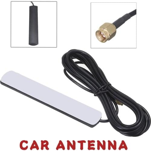 1pc Car Antenna DAB + Radio SMA Plug Adapter Auto Antenna For JVC Kenwood For Sony Alpine Pioneer 3 Meter Cable Length
