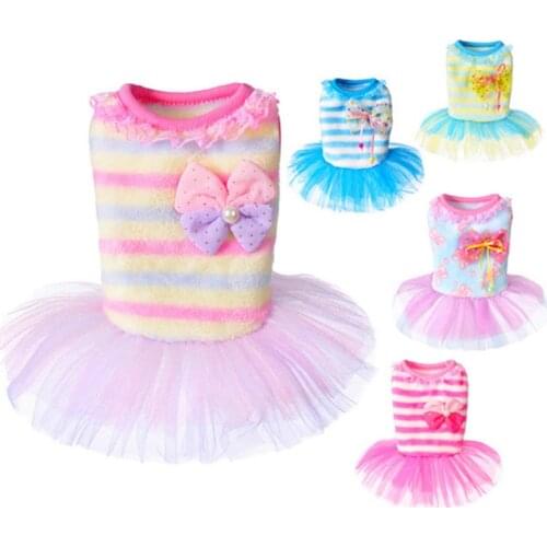 1PC Dog Dress Pet Clothes para Clothing Spring Wedding cachorro Clothes Dog for Puppy Dress Roupa Dog Small Pet