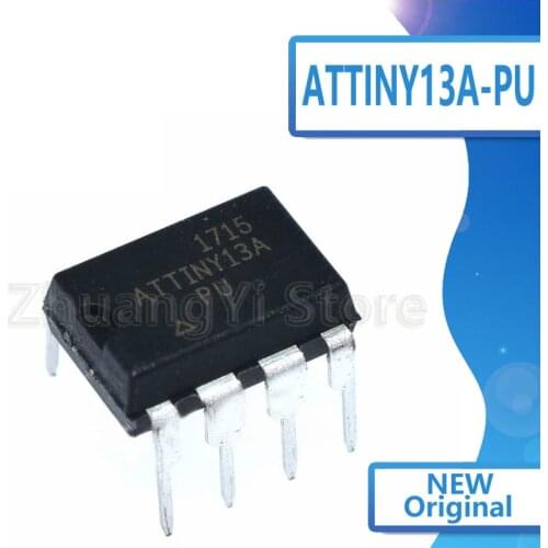 10piece)100% New ATTINY13A-PU ATTINY13A PU DIP-8 Chipset