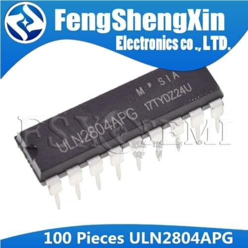 100PCS ULN2804A DIP-18 ULN2804 DIP18 ULN2804AN DIP ULN2804APG ULN2804AP Darlington Transistor Array IC