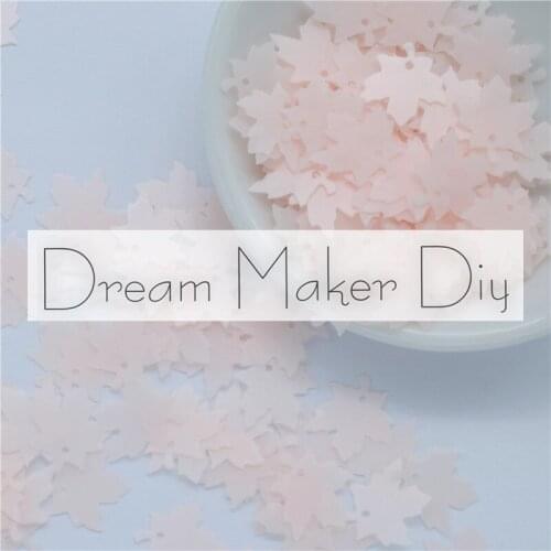 10000pcs(50g) 13mm Matt Color Flat Maple Leaves loose sequins Paillette sewing Wedding craft decoration Scrapbook DIY