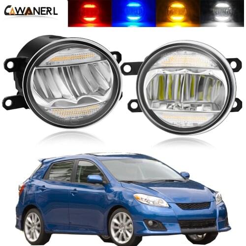 2in1 Fog Light + Daytime Running Light 30W Car LED Fog Light Assembly DRL 12V For Toyota Matrix 2008 2009 2010 2011 2012 2013