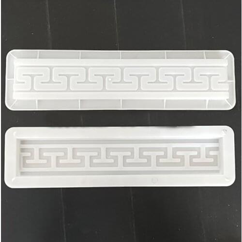 3D Carving Anti-Slip Concrete Plastic Paving Molds Cement Antique Brick Square Garden Path Making Brick Paving Mould