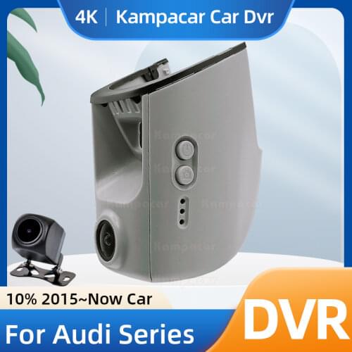 Kampacar AD10-D DashCam for Audi With Light Sensor Q3 Q5 Q7 TT A3 A4 A4L b8 b9 A5 f5 A6 c7 c8 4g A7 A8 Sline Dual Wifi Car Dvr
