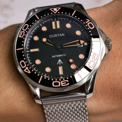 Custan Mens Stainless Steel Watch