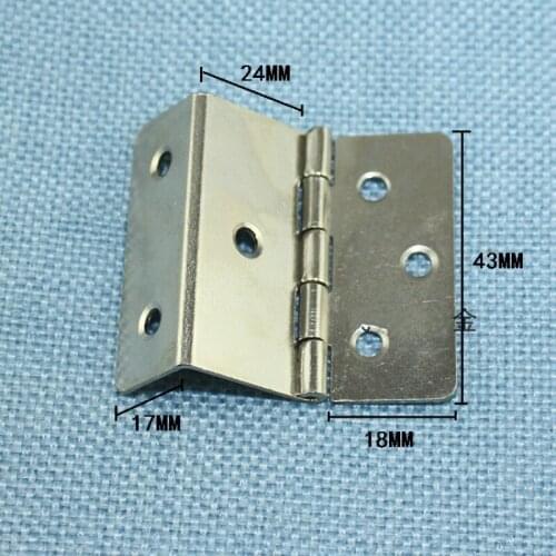 Wooden Case Hinge Jewelry Gift Wine Box Hinges Furniture Hardware180 Degree Silver Vertical Hinges Folded Close Connector