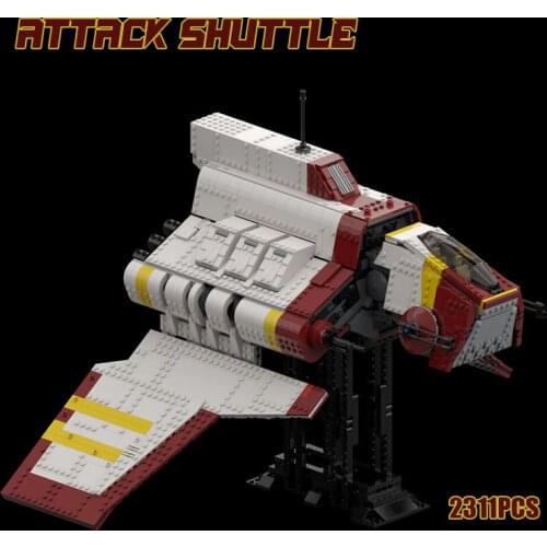 Star Series Movie Wars MOC-60420 UCS Republic Nu-class Attack Shuttle Building Blocks The Clone Wars Toys for Children