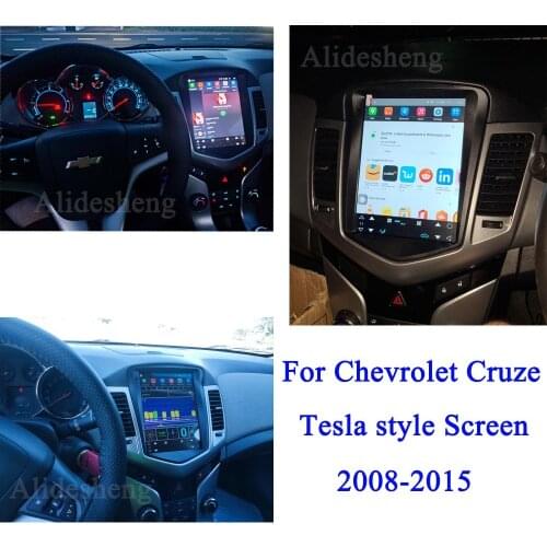 For Chevrolet Cruze Tesla style Screen Android 10 Stereo radio Multimedia audio video player 2 din Navigation GPS 2008 - 2015