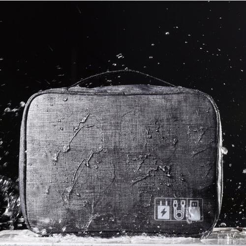 Travel Cable Bag Portable Digital USB Gadget Organizer Charger Wires Cosmetic Zipper Storage Pouch kit Case Accessories Supplies