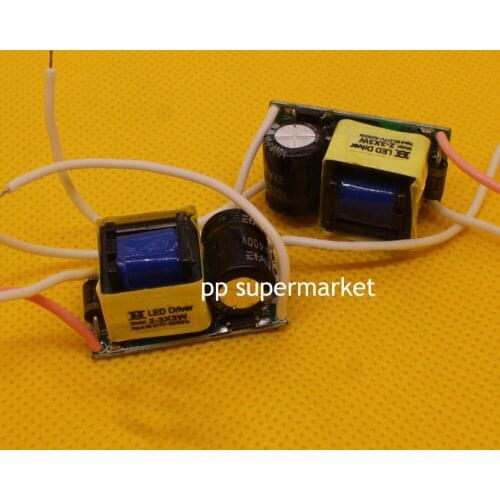 2-3*3W driver for 10W led chip 900mA 6W 9Wdriver 85-265V input for E27 GU10 LED lamp high quality ,50pcs/lot