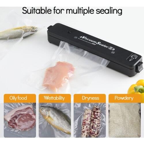 Electric Vacuum Sealer Packaging Machine For Home Kitchen Portable Plastic Sealing Machine Vacuum Pump Household Accessories
