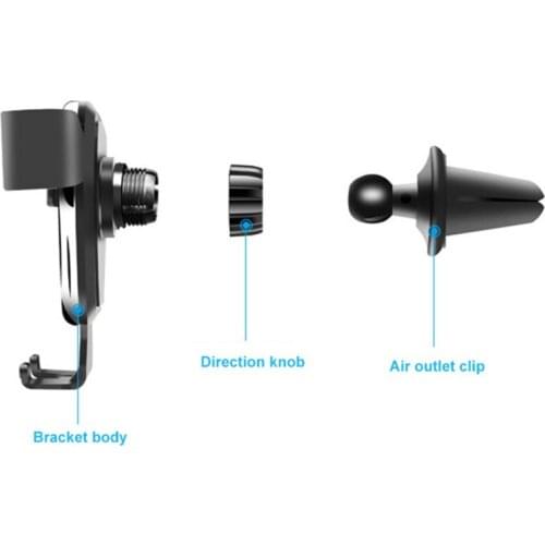Gravity Car Air Outlet Mobile Phone Bracket Gravity Car Air Outlet Universal Bracket Car Navigation Support Frame Telecommunicat