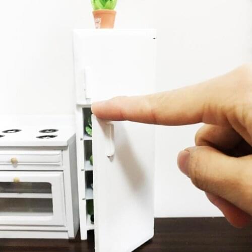 Toys For Children Mini Dollhouse Furniture Refrigerator Miniature Living Room Toy DIY Simulation Appliance Toy