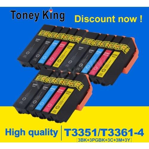 33XL T3351 T3361 T3362 T3363 T3364 Ink Cartridge Compatible For Epson XP-530 XP-630 XP-830 XP-635 XP-540 XP-640 XP-645 Printer