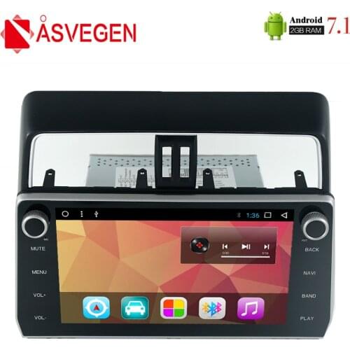 Asvegen 10.2 inch 2din Android 7.1 Quad Core Car Auto GPS Navigation Stereo Multimedia Player Radio For Toyota Prado New 2018