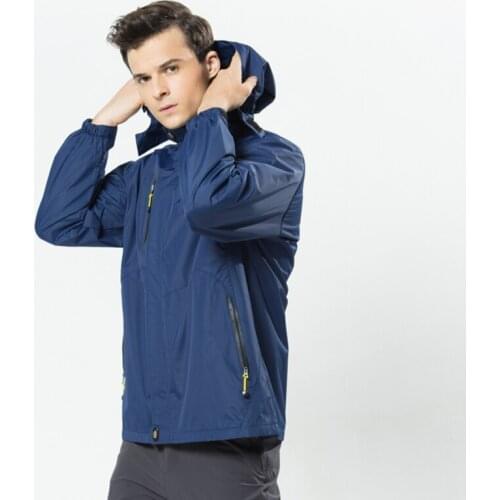 Man jacket spring 2019 outdoor hiking jacket waterproof windproof Spring Sports Coats Windbreakers For Camping Hiking Trekking