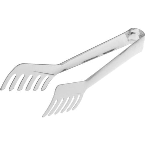 Stainless Steel Spaghetti Noodles Tongs Thicker Multi-tooth Cake Clip Salad Kitchen Utensils