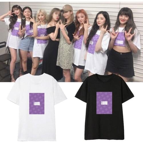 New Korean Kpop GIDLE (G)I-DLE G-IDLE Japan Album Shirts Women Short Sleeve Streetwear Hip Hop K-pop Tshirt T Shirt Tops T-shirt