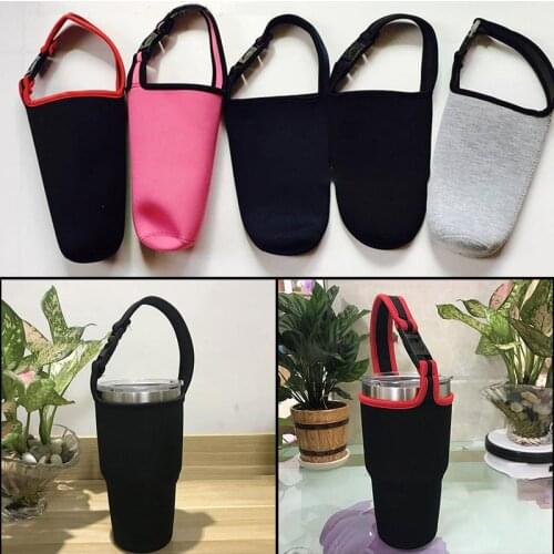 Protable Water Bottle Cup Drink Cooler Carrier Cover Case Random Color
