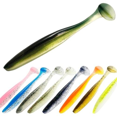 Wobblers Fishing Lures Easy Shiner Maggot Worm Soft Baits 7cm1.2g Artificial Silicone Swimbaits Carp Bass Tackle Fishing line