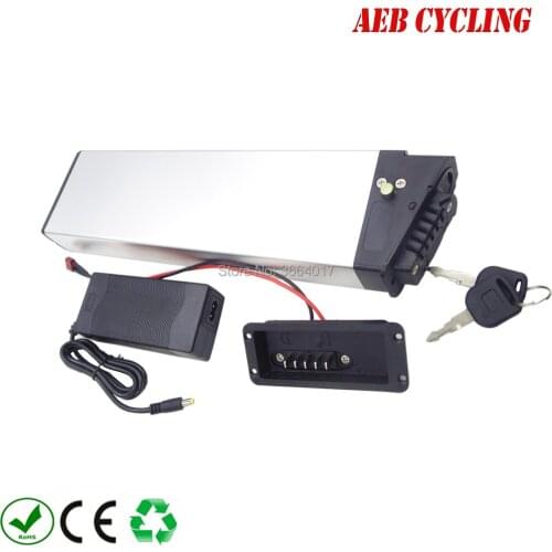 High power folding bike hidden battery 48V 11.6Ah/14Ah Li-ion silver case battery forLankeleisi G660 folding ebike with charger
