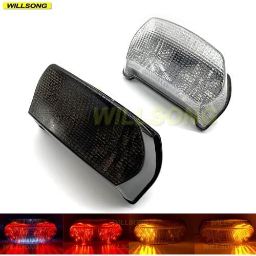 LED Rear Tail Brake Light Blinker Turn Signal Integrated Lamp For KAWASAKI NINJA ZX7R ZX7RR GPZ1100 1995-03 Motorcycle Lighting