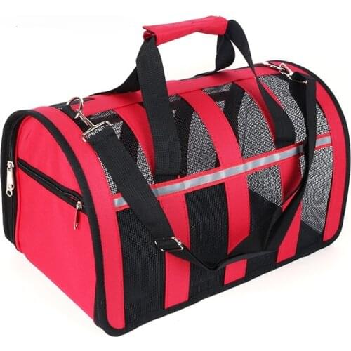 Pet Bag Four Seasons Small Medium-sized Cats Dog Go Out Folding Portable Mesh Breathable Cute Pet Bag Cat Carrier Accessories