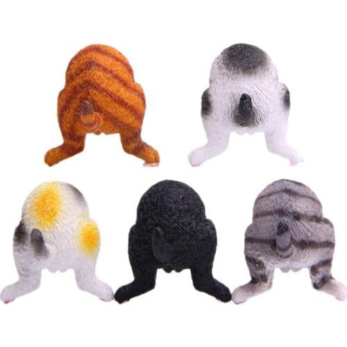 Cat Butt nets for Refrigerator Funny Present Set of 5 net Decorations for Office and Home