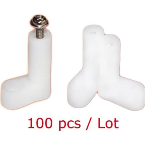 100 PCs L Type feet with screw for arcade jamma 60 in 1 game board PCB Mounting Feet game machine board Free Shipping