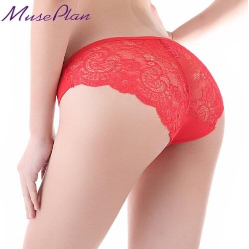 3piece a lot! Free Shipping seamless low-Rise womens sexy lace lady panties seamless cotton briefs Plus Size girl underwear