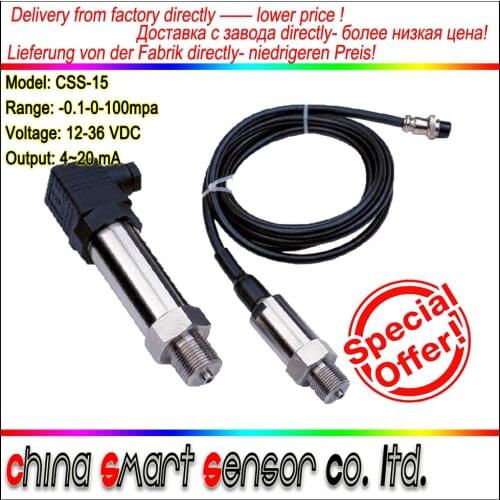 4 to 20mA Pressure Transmitter Price For Industrial Application Range 60Kpa Pressure Port Accept Your Special Needs Production